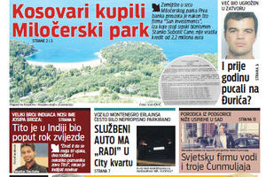 U "Vijestima" čitajte: Kosovari kupili Miločerski park