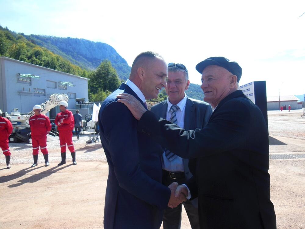 Otvaranje rudokopa Biočki stan, Veselin Pejović