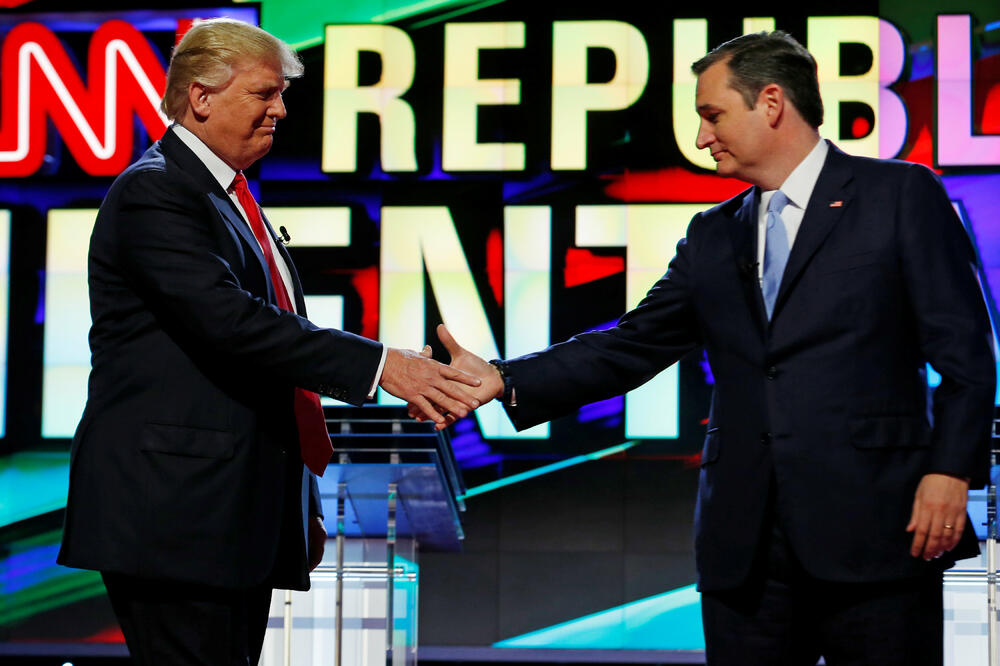 Donald Tramp, Ted Kruz, Foto: Reuters