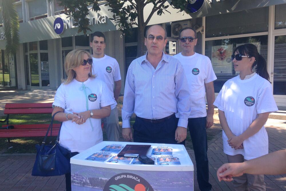 Rdaomir Glendža, Uzdignimo Budvu, Foto: Vuk Lajović