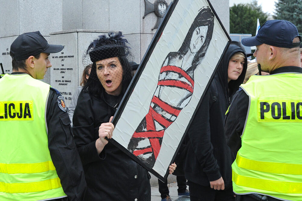 Crni protest, Poljska, Foto: Beta-AP