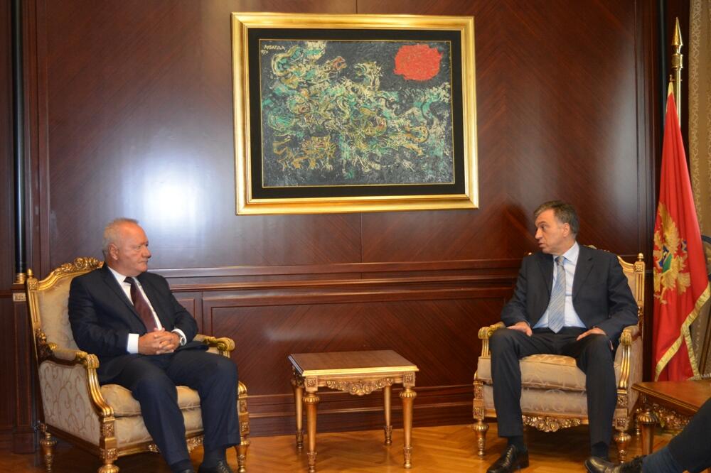 Ferhat Dinoša, Filip Vujanović, Foto: Predsjednik.me