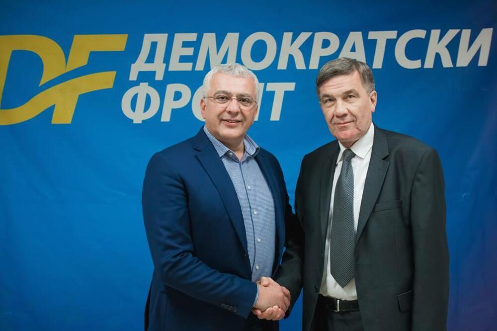 Andrija Mandić, Novica Stanić, Foto: Demokratski front