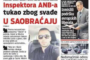 U "Vijestima" čitajte: Inspektora ANB-a tukao zbog svađe u...