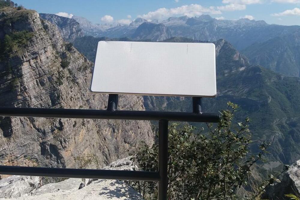 mapa Prokletije, Foto: Damira Kalač