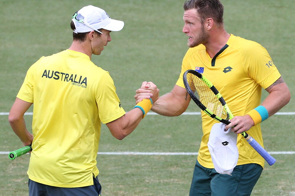 Sem Grot i Džon Pirs, Foto: Reuters