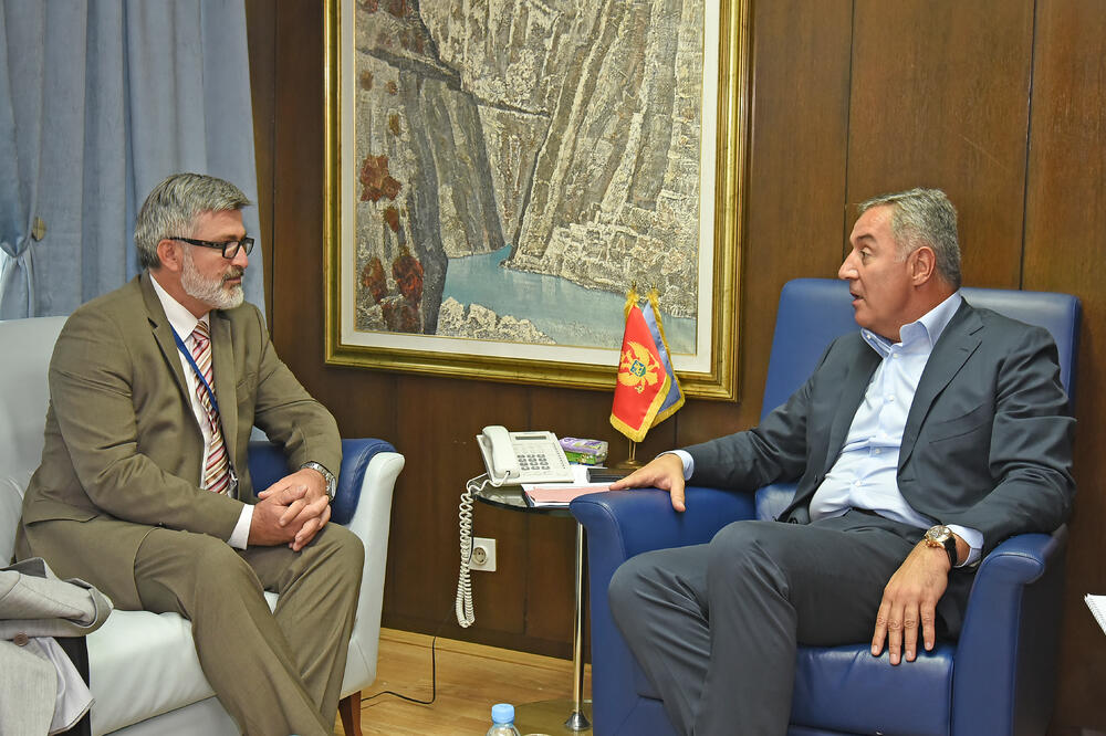 Roman Jakič, Milo Đukanović, Foto: DPS