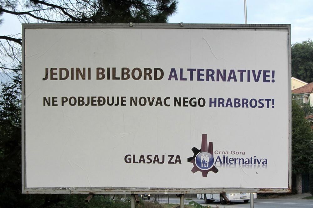 Bilbord Alternativa, Foto: Alternativa