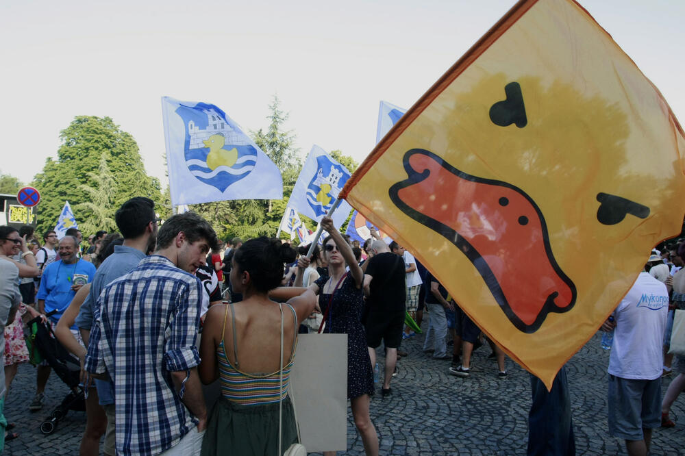 protest Beograd, Foto: Beta-AP