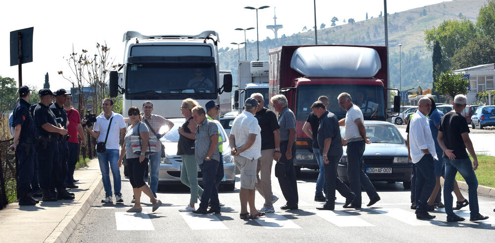 bivši radnici KAP-a blokada