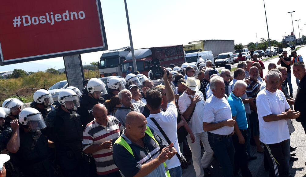 bivši radnici KAP-a blokada