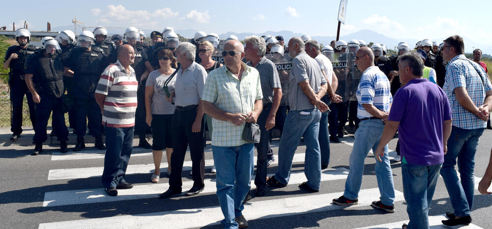 bivši radnici KAP-a blokada
