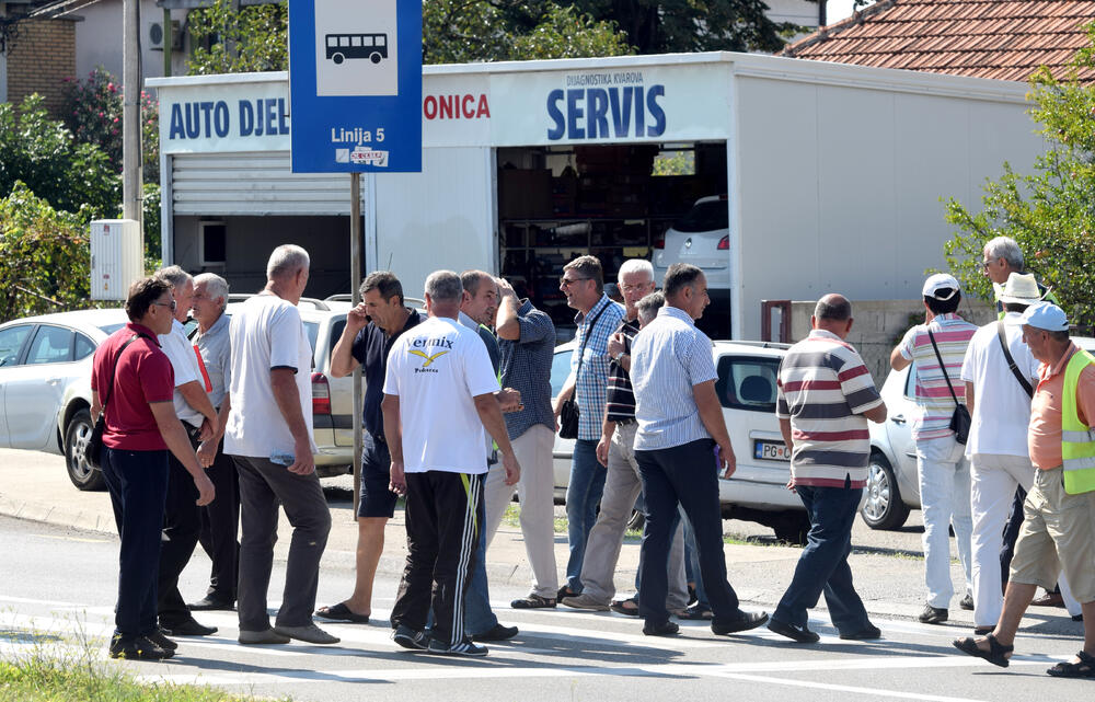 bivši radnici KAP-a blokada