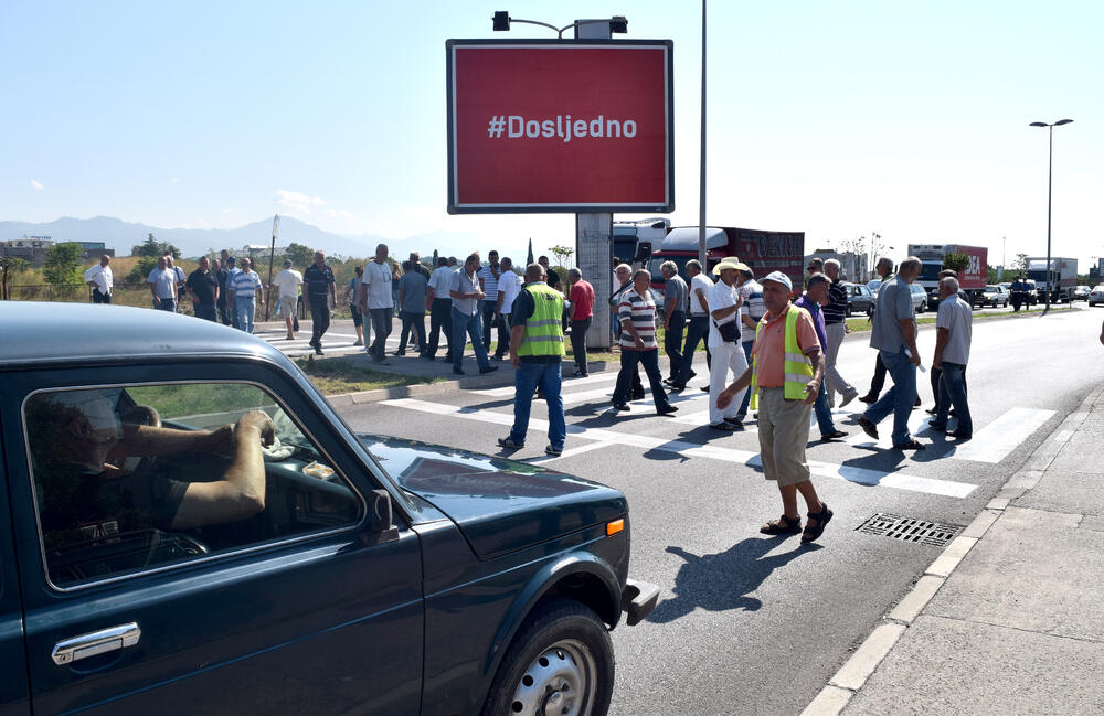 bivši radnici KAP-a blokada