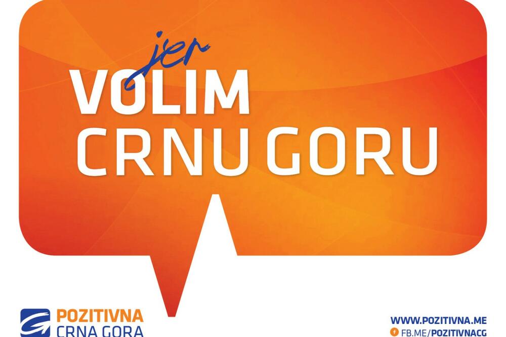 Pozitivna slogan, Foto: Pozitivna Crna Gora