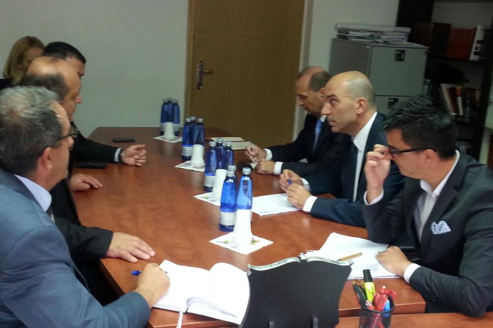 Suad Numanović, Vladimir Kavarić. Petnjica, Foto: Ministarstvo ekonomije