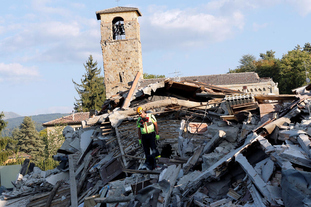 Italija zemljotres, Foto: Reuters