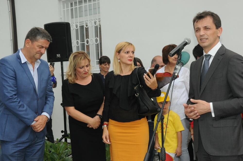 Otvaranje vrtića Nikšić, Predrag Bošković