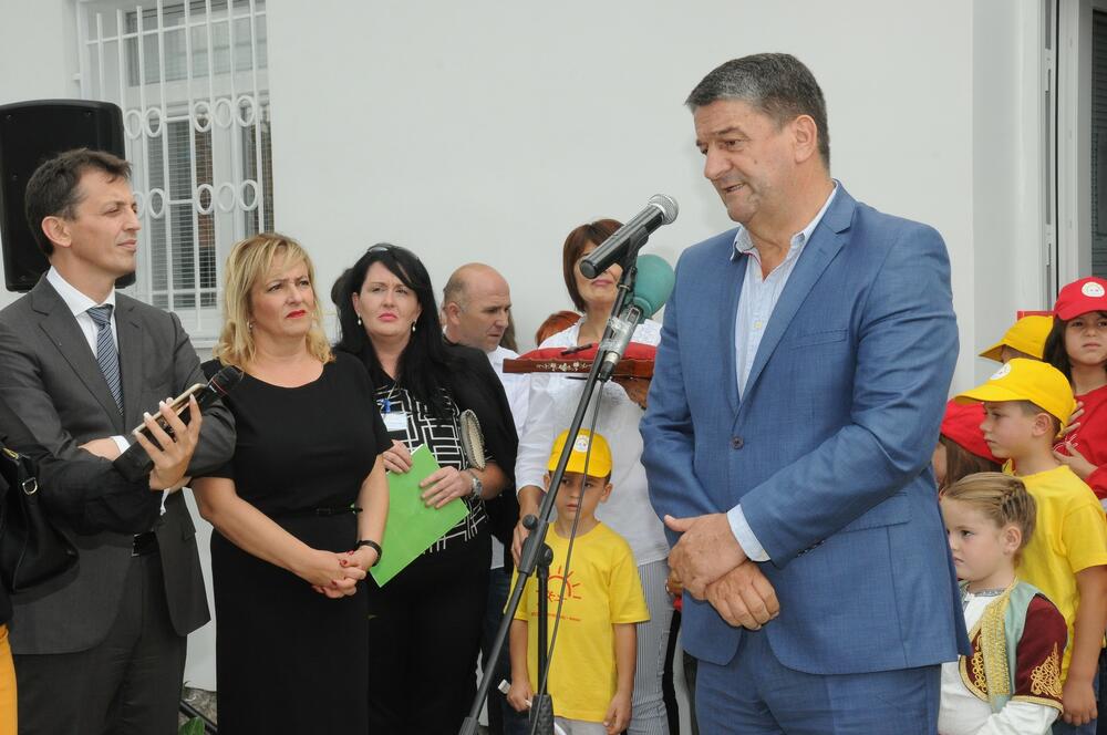 Otvaranje vrtića Nikšić, Predrag Bošković