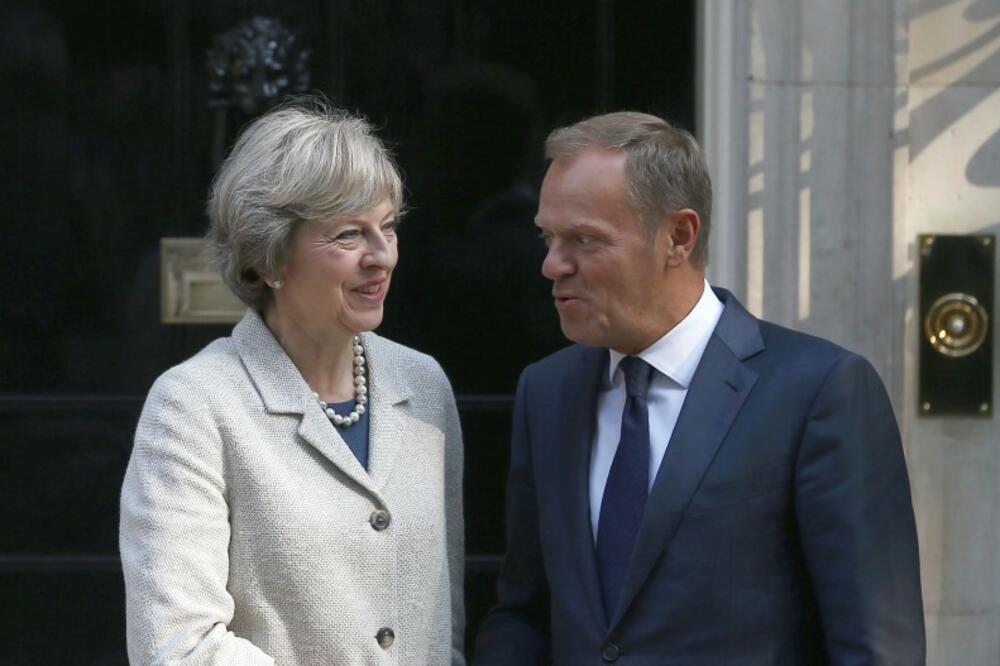 Tereza Mej, Donald Tusk, Foto: Reuters