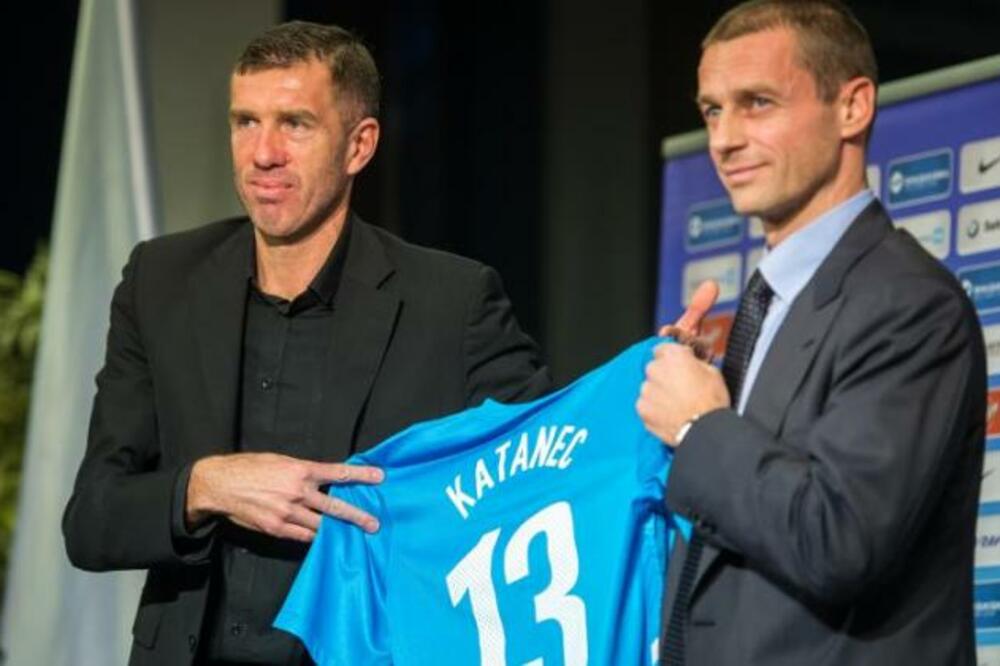 Čeferin i Katanec, Foto: Uefa.com
