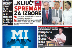 U "Vijestima" čitajte: Na izbore idu kao "Ključ"