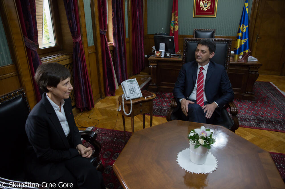 Darko Pajović, Veronik Brimo, Foto: Skupština Crne Gore