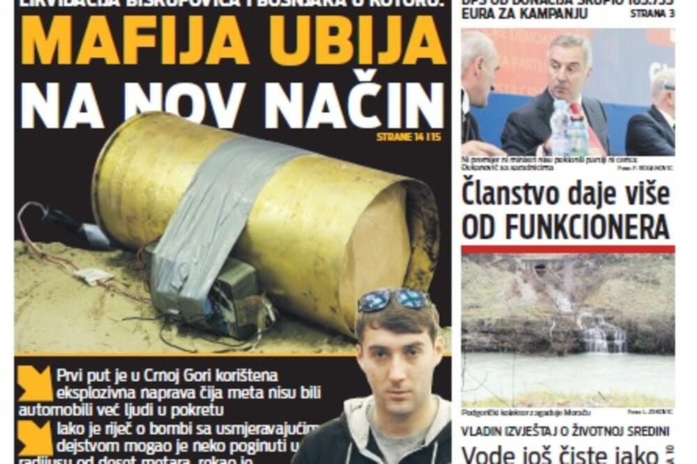 Naslovna 7.9., Foto: Vijesti