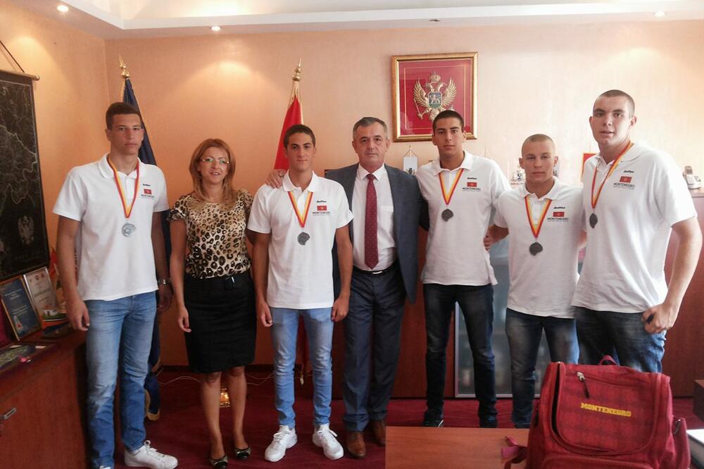 Srđa Popović, vaterpolisti, Foto: Opština Budva