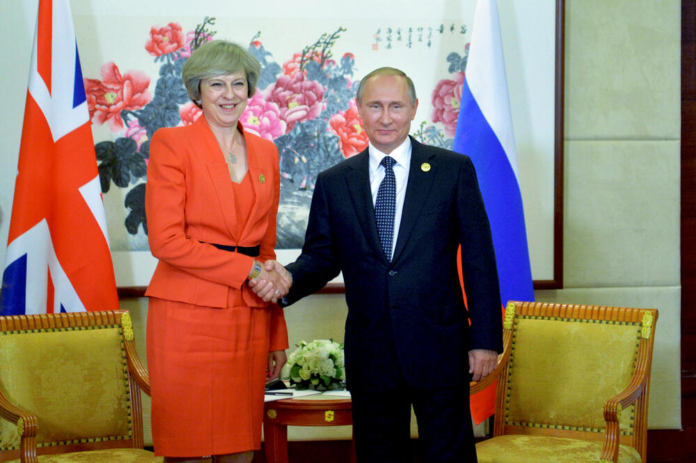 Tereza Mej, Vladimir Putin, Foto: Reuters