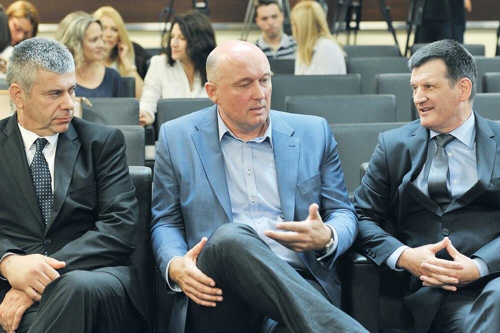 Budimir Mugoša, Boris Marić, Milorad Vujović, Foto: Savo Prelević