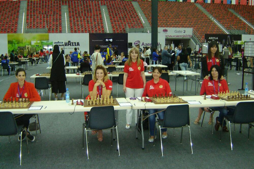 Ženska šahovska reprezentacija, Foto: Šahovski savez Crne Gore