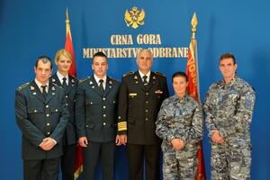 Admiral Samardžić primio oficire VCG koji su završili školovanje u...