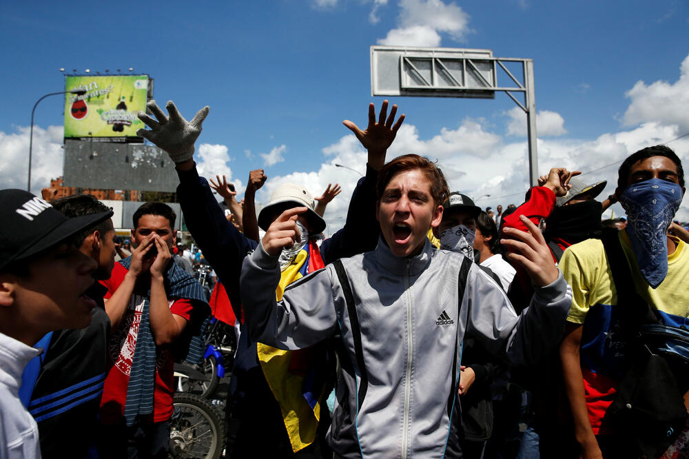 Venecuela protest opozicije, Foto: Reuters