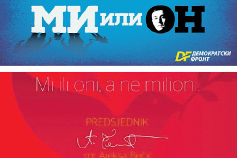 DF I Demokrate slogan