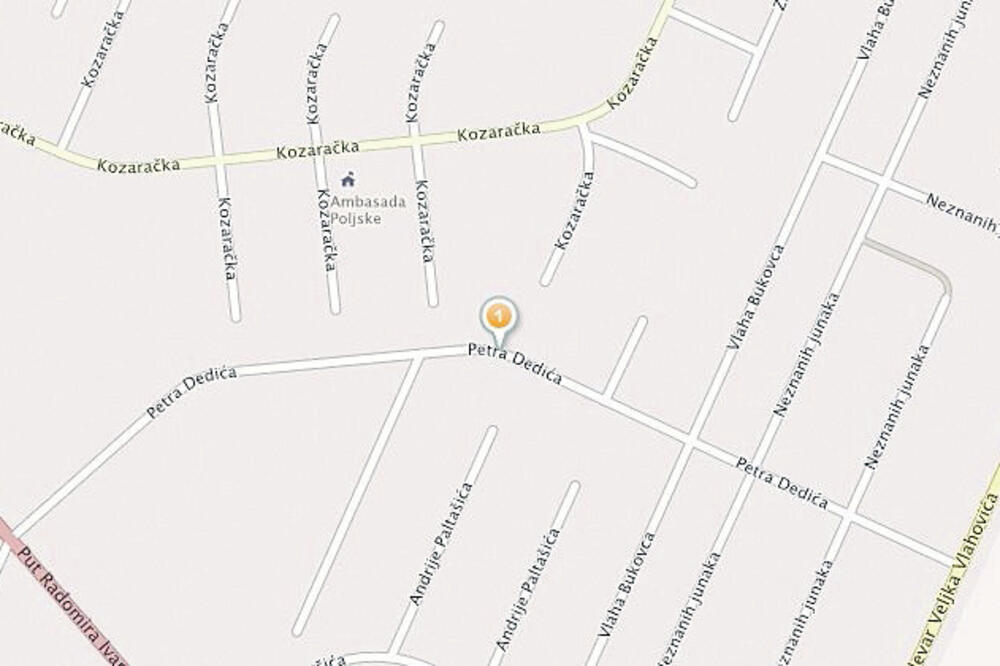 Ulica Petra Dedića, Foto: Google