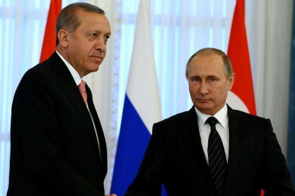 Redžep Tajip Erdogan Vladimir Putin, Foto: Twitter