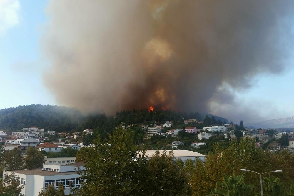 Ulcinj požar, Foto: Čitalac reporter