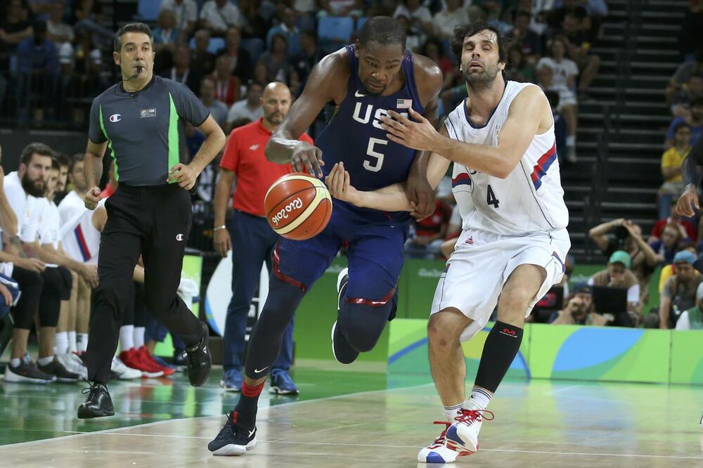 Kevin Djurent, Miloš Teodosić, Foto: Reuters
