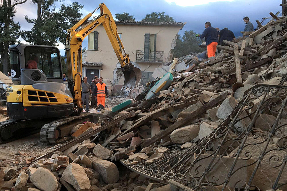 Italija zemljotres, Amatriče, Foto: Reuters