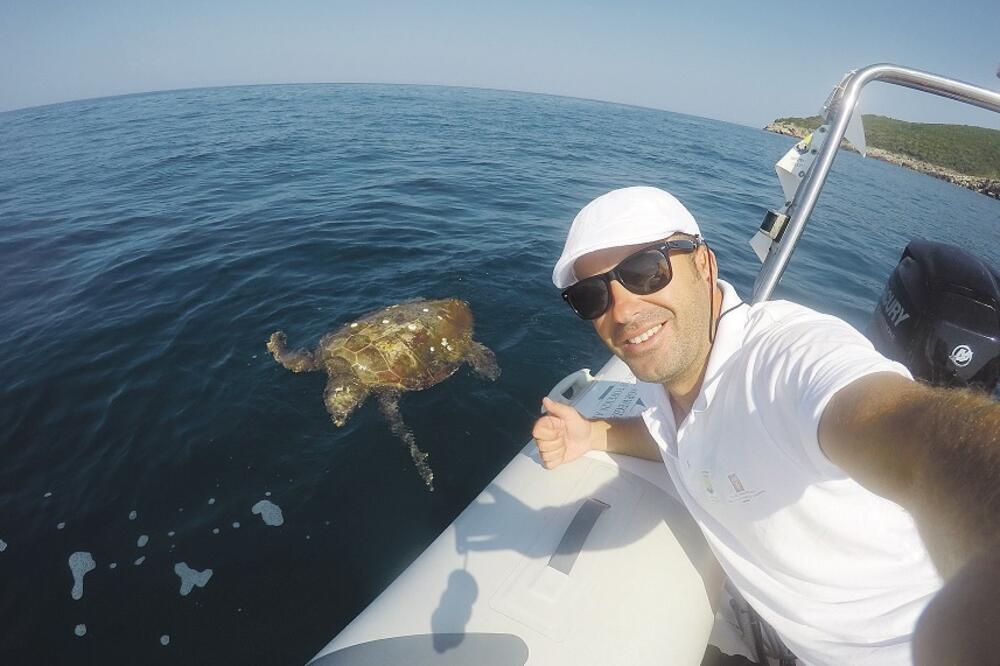 Hajrudin Šata, kornjača, Foto: Privatna arhiva