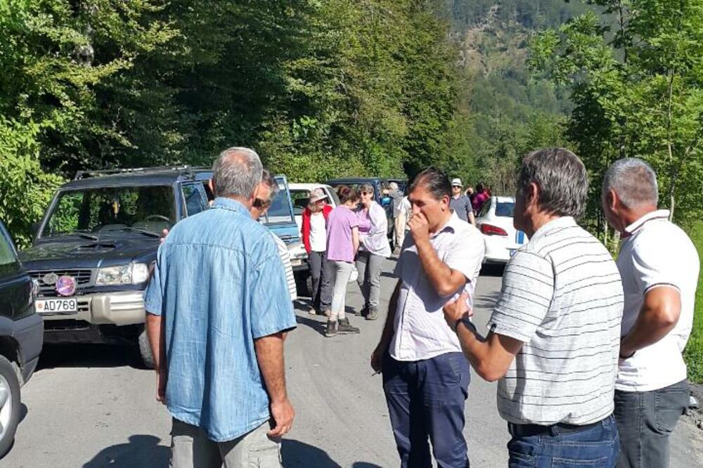 protest mještana Opasnice i Kurlaja, Foto: Privatna arhiva