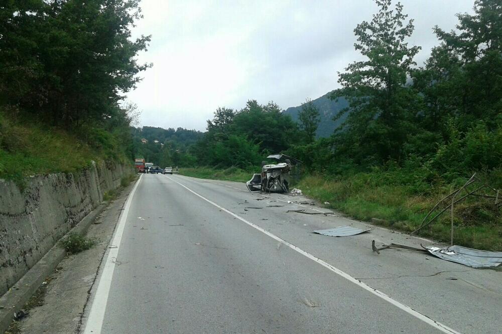 nesreća, Andrijevica, Foto: Tufik Softić