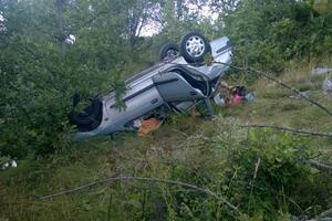 Nikšić: U saobraćajnoj nezgodi povrijeđeno troje srpskih državljana