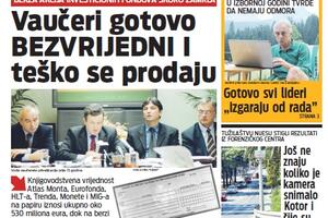 Čitajte u "Vijestima": Vaučeri ne vrijede i teško se prodaju; Više...