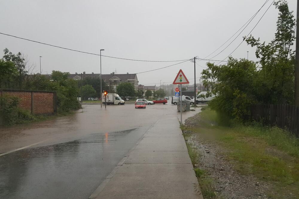kiša, Podgorica, Foto: Čitalac reporter