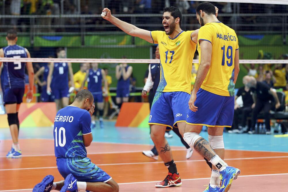 Odbojkaši Brazila, Foto: Reuters