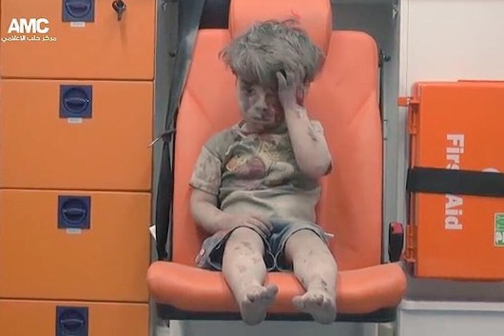 dječak Sirija Alep, Foto: Twitter