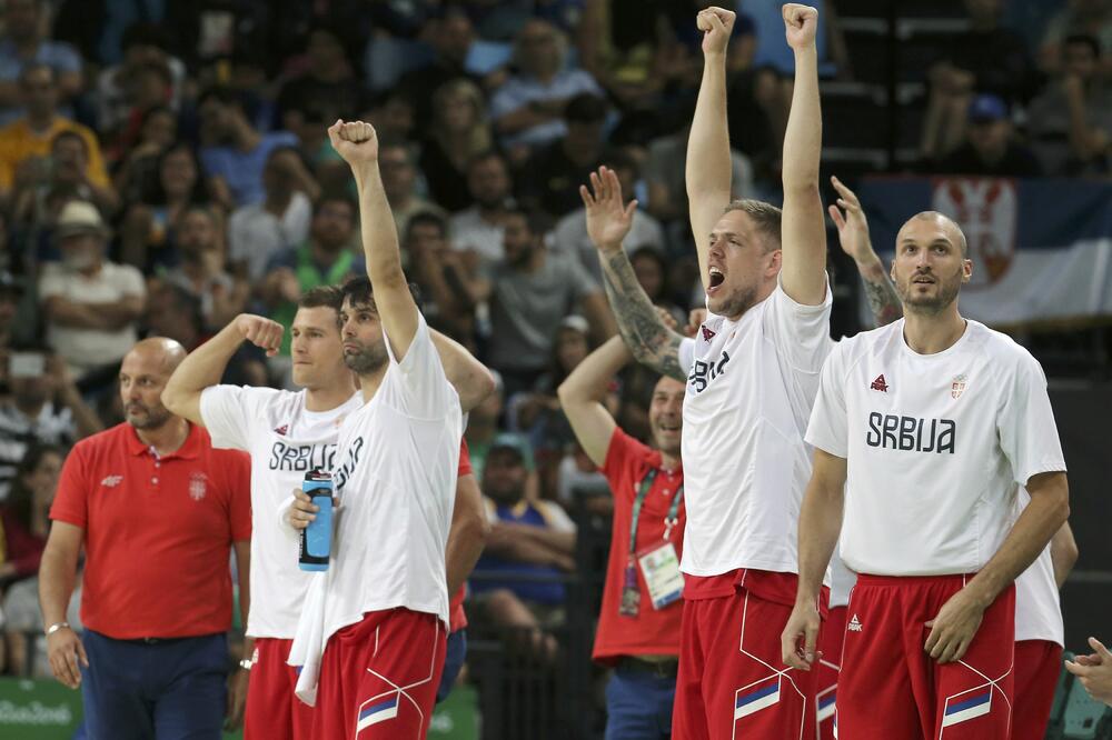 Košarkaši Srbije, Foto: Reuters
