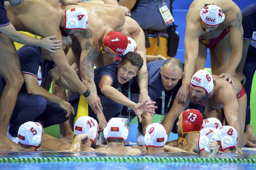 Crnogorski vaterpolisti, Foto: Reuters